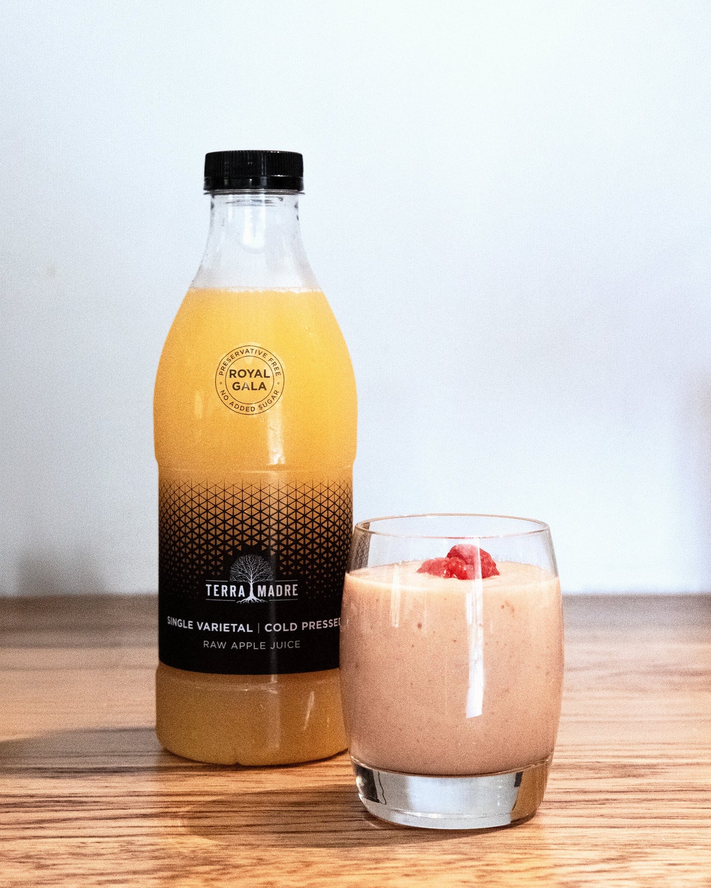 Fruit Smoothie with Our Single-Varietal Royal Gala Apple Juice